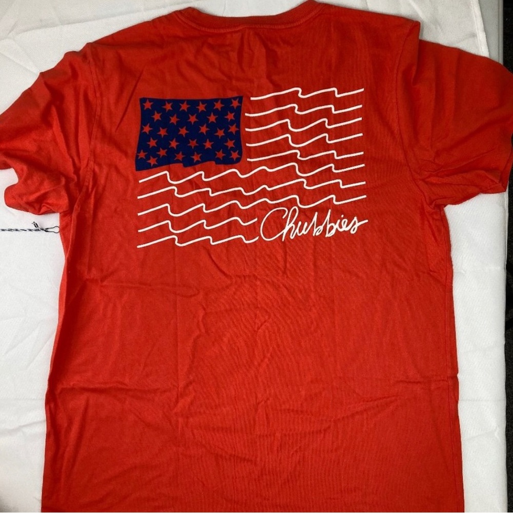 Brand New! Chubbies USA Flag SS Tee. Size L.